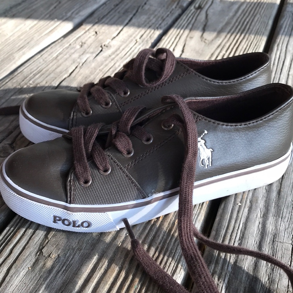 Polo Ralph Lauren shoes chocolate brown